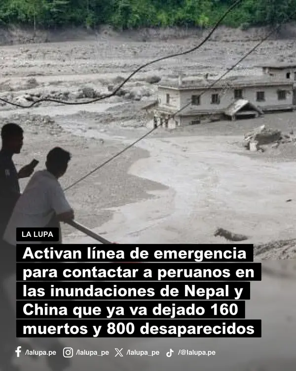 Publicación de La Lupa en Facebook