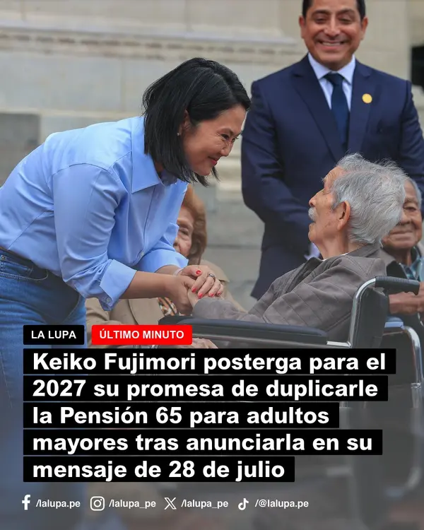 Publicación de La Lupa en Facebook