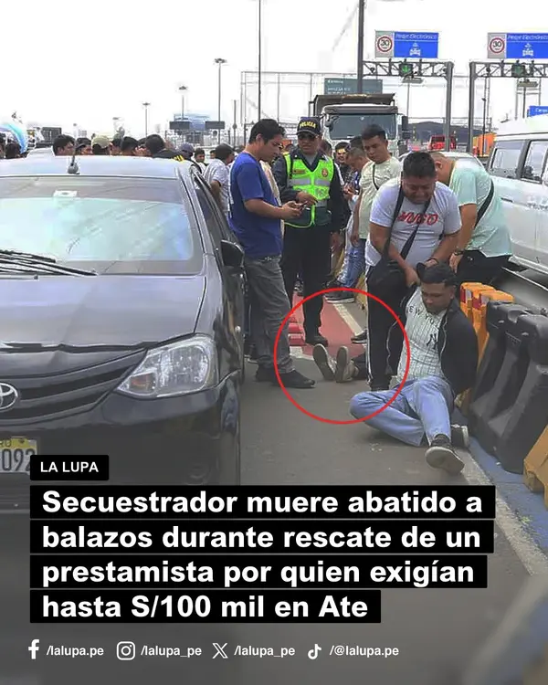 Publicación de La Lupa en Facebook