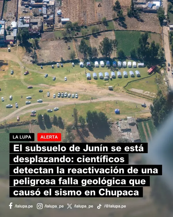 Publicación de La Lupa en Facebook