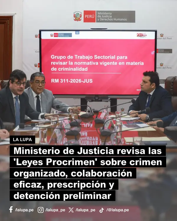 Publicación de La Lupa en Facebook