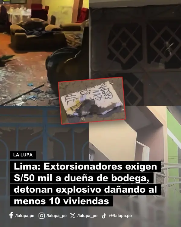 Publicación de La Lupa en Facebook