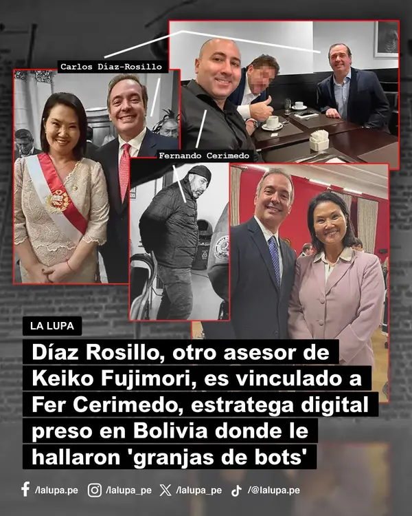 Publicación de La Lupa en Facebook