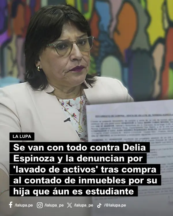 Publicación de La Lupa en Facebook