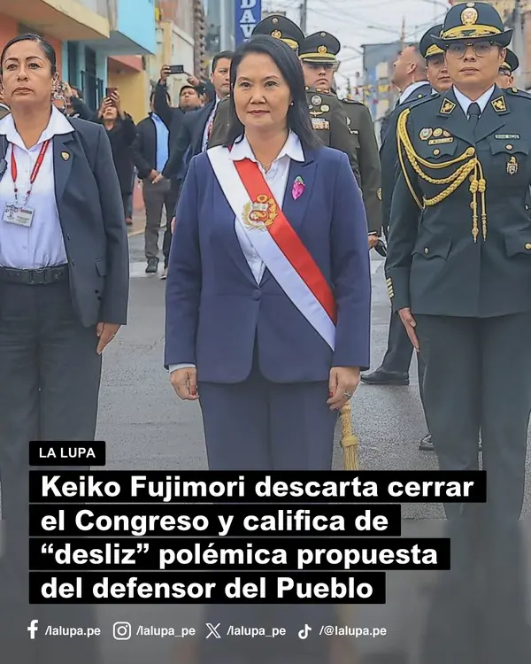 Publicación de La Lupa en Facebook