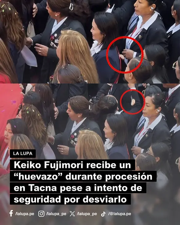 Publicación de La Lupa en Facebook
