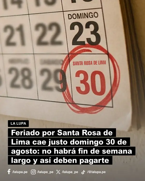 Publicación de La Lupa en Facebook