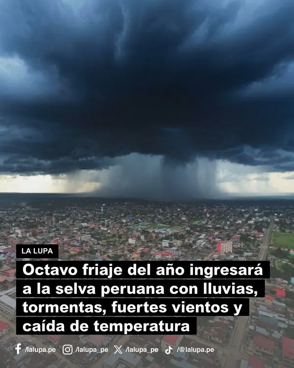 Publicación de La Lupa en Facebook
