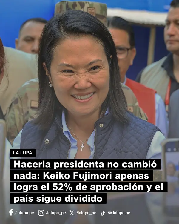 Publicación de La Lupa en Facebook