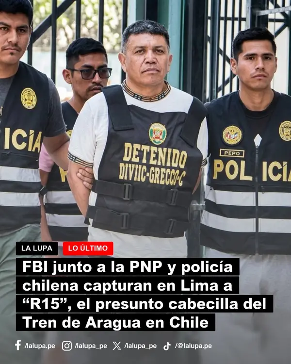 Publicación de La Lupa en Facebook